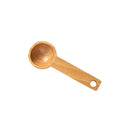 Natural beech wood tablespoon coffee scoop set of 5 kitchen spoons by Decorbites