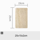 GobekUsa Beige Travertine Marble Plate for Pastry Cheese Dessert Coffee & Bathroom Essentials