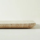 GobekUsa Beige Travertine Marble Plate for Pastry Cheese Dessert Coffee & Bathroom Essentials