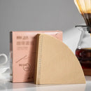Natural brown cone coffee filter paper kitchen barista accessory by Decorbites