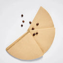 Natural brown cone coffee filter paper kitchen barista accessory by Decorbites