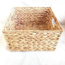GobekUsa Woven Rattan Desktop Storage Basket Organizer