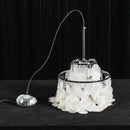 Natural Tiered Capiz Shell Chandelier
