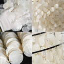 Natural Tiered Capiz Shell Chandelier