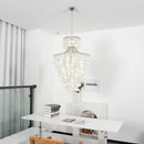 Natural Capiz Shell Tiered Chandelier