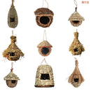 GobekUsa Natural Grass Bird Cage for Outdoor Decor