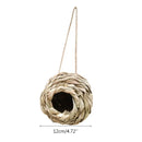 GobekUsa Natural Grass Bird Cage Hanging Parrot Nest