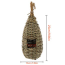 GobekUsa Natural Grass Bird Cage Hanging Parrot Nest
