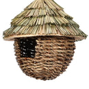 GobekUsa Natural Grass Bird Nest Cage for Outdoor Decor