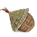 GobekUsa Natural Grass Bird Nest Cage for Outdoor Decor