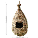 GobekUsa Natural Grass Bird Nest Cage for Outdoor Decor