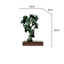 GobekUsa Green Taihu Stone Coral Sculpture for Room Decoration