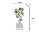 GobekUsa Green Taihu Stone Coral Sculpture for Room Decoration