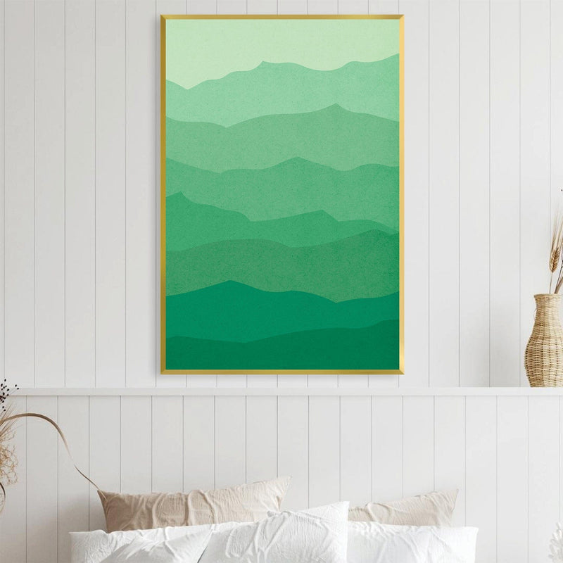 Natural Landscape Green Canvas