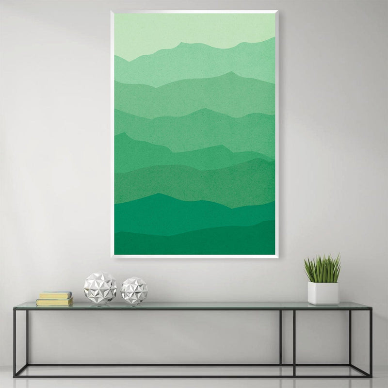 Natural Landscape Green Canvas