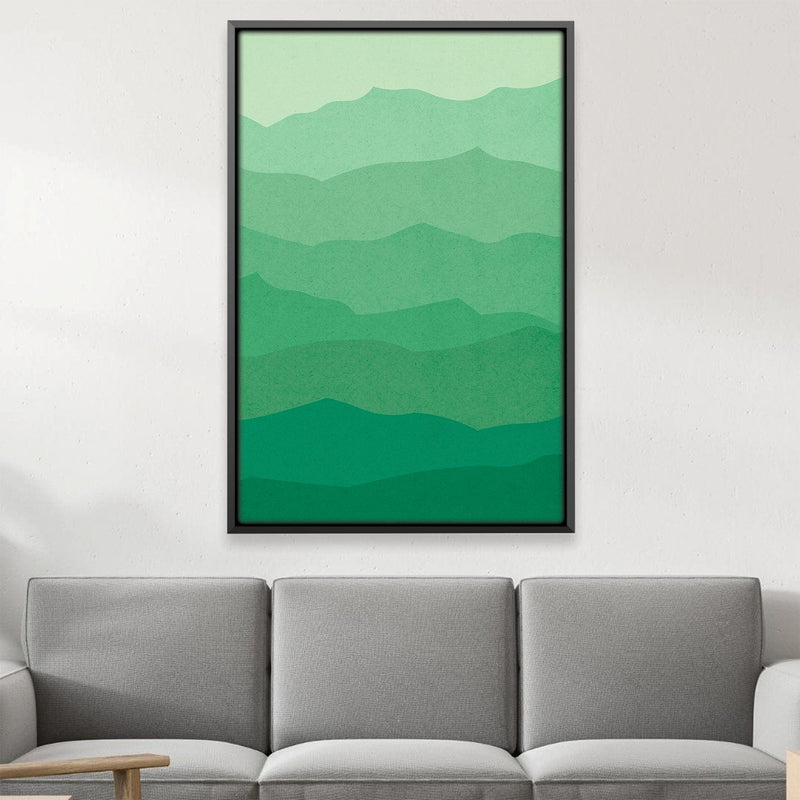 Natural Landscape Green Canvas