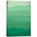 Natural Landscape Green Canvas