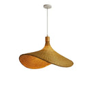 GobekUsa Bamboo Wicker Chandelier Ceiling Hanging Lamp Dining Room Pendant Light