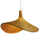 GobekUsa Bamboo Wicker Chandelier Ceiling Hanging Lamp Dining Room Pendant Light