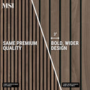 MSI Natural Macro Acoustic Wood Slat Panels