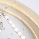 GobekUsa Ellipse Stone LED Ceiling Light Natural Travertine Lamp Plafon