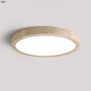 GobekUsa Ellipse Stone LED Ceiling Light Natural Travertine Lamp Plafon