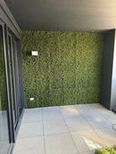 Natural Boxwood Artificial Vertical Garden Green Wall Panel 40×40in 11 SQ FT – UV Resistant – Commercial Grade by Designer Plants USA
