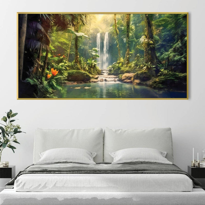 Natural Waterfalls Canvas