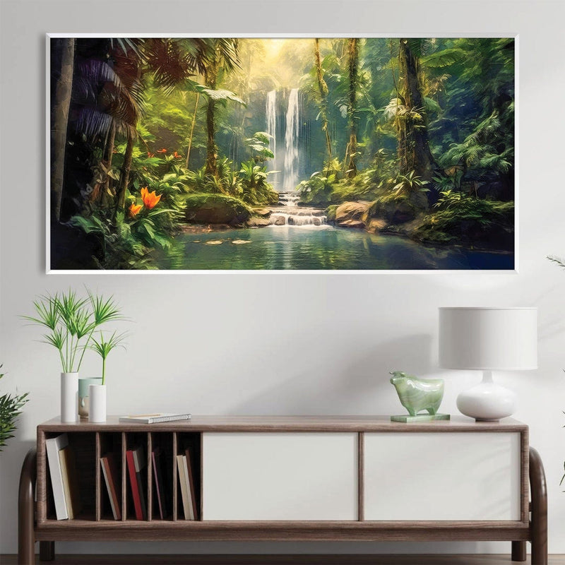 Natural Waterfalls Canvas