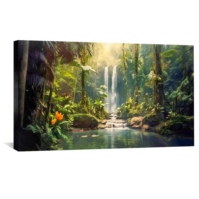 Natural Waterfalls Canvas