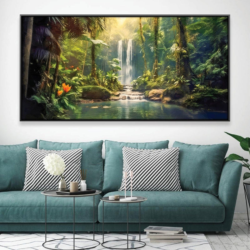 Natural Waterfalls Canvas