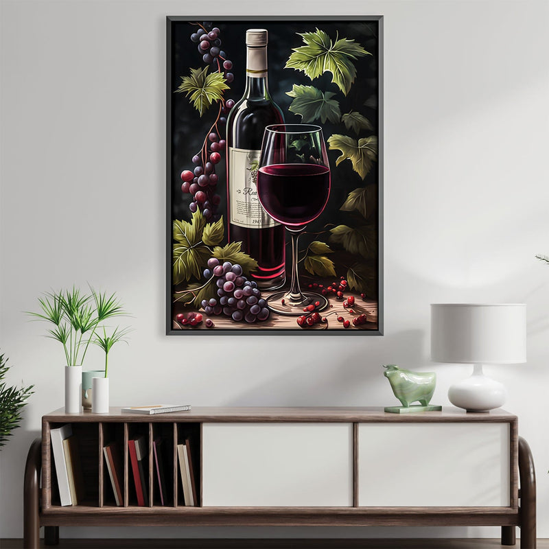 Natural Wine Canvas