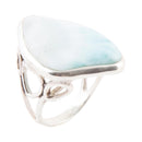 Natural Wonders Blue Larimar and Sterling Silver Ring