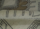 Natural Wool Hand Knotted Ivory, Beige and Black Traditional Heriz Serapi Wool Multi Size wool Area Rug, Kids, Living Room and Bedroom Rug