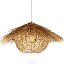 GobekUsa Chinese Rattan Pendant Lights Hand-woven Straw Hat Lampshade Ceiling Chandelier