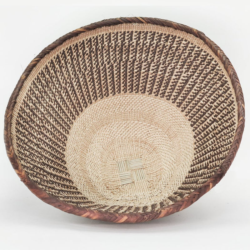 Two Tone Woven African Baskets | Multiple Sizes & Styles