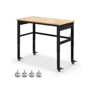 48 Inch Adjustable Work Bench with Power Outlets-Natural by LJGDeals