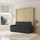 Wall Bed with Sofa by Inovabed