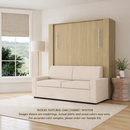Wall Bed with Sofa by Inovabed