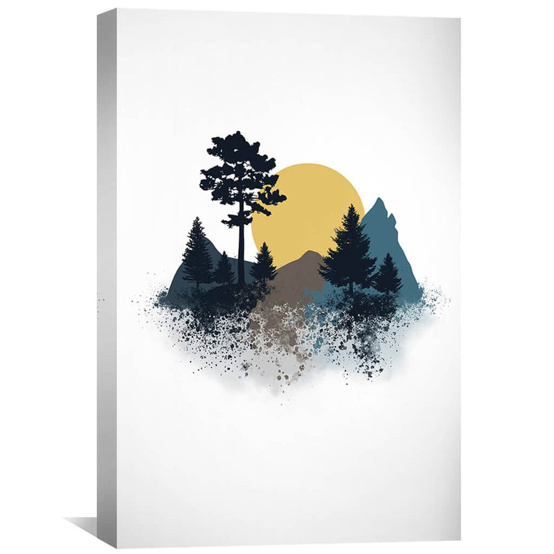 Nature Splatter Canvas