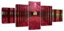 Red Forest Wall Art