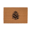 Nature Lover Pine Cone Coir Doormat