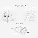Naturnest Sirius 1 Plus XL Premium Hard Shell Rooftop Tent (SAK49317)