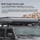 Naturnest Sirius 3 Premium 2XL 3-Person Clamshell Roof Top Tent (SAK62917)