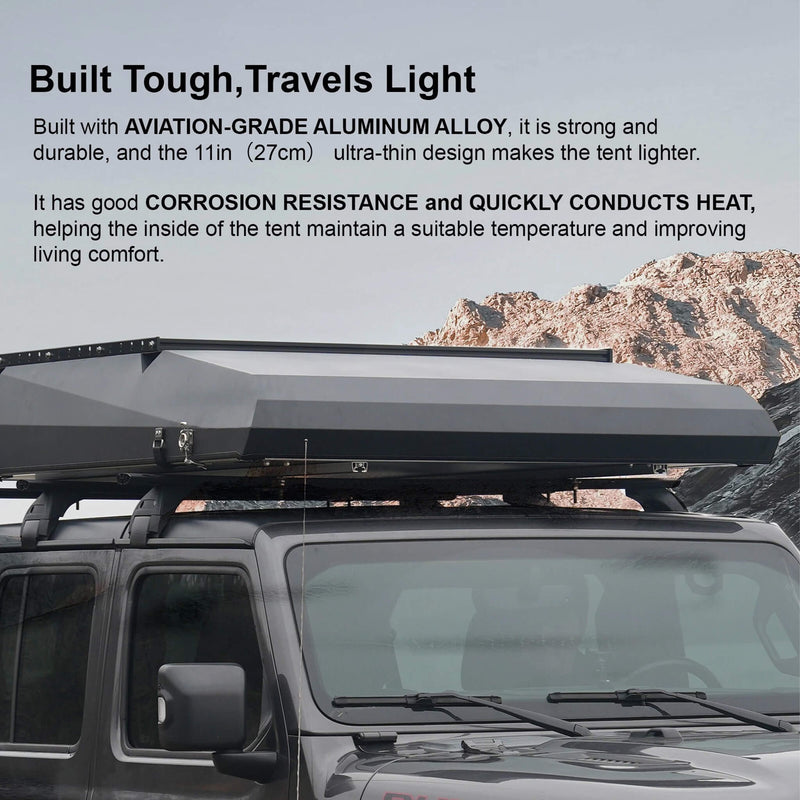 Naturnest Sirius 3 Premium 2XL 3-Person Clamshell Roof Top Tent (SAK62917)