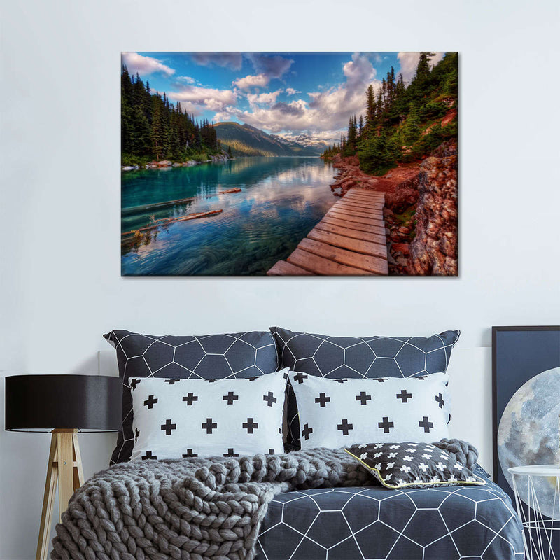 Lake Walkway Wall Art