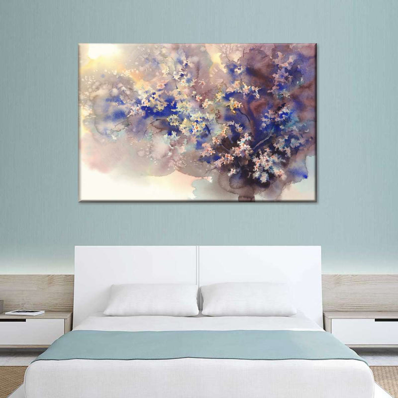 Cherry Floral Abstract Wall Art