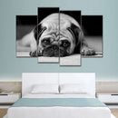 Sad Pug Wall Art