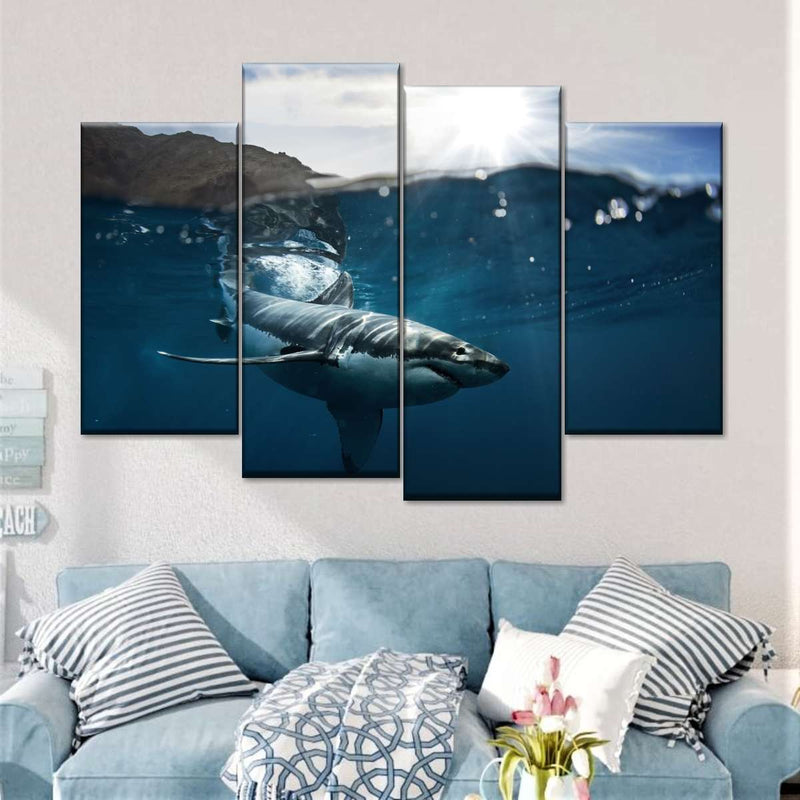 Shark Sunshine Wall Art