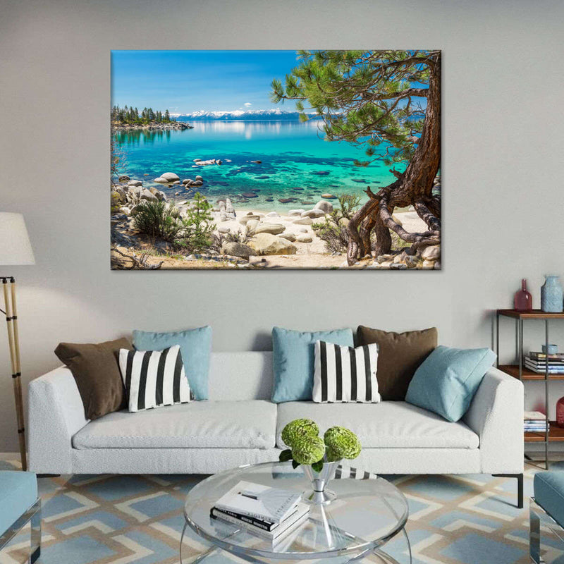 Turquoise Lake Tahoe Wall Art